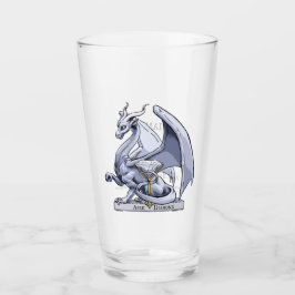 Silberdrache: April Birthstone Diamond Glas