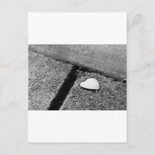 Silberes Herz auf dem Seidenweg Postkarte