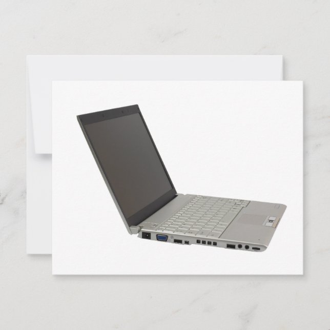 Silberfarbiges Notebook (Vorderseite)
