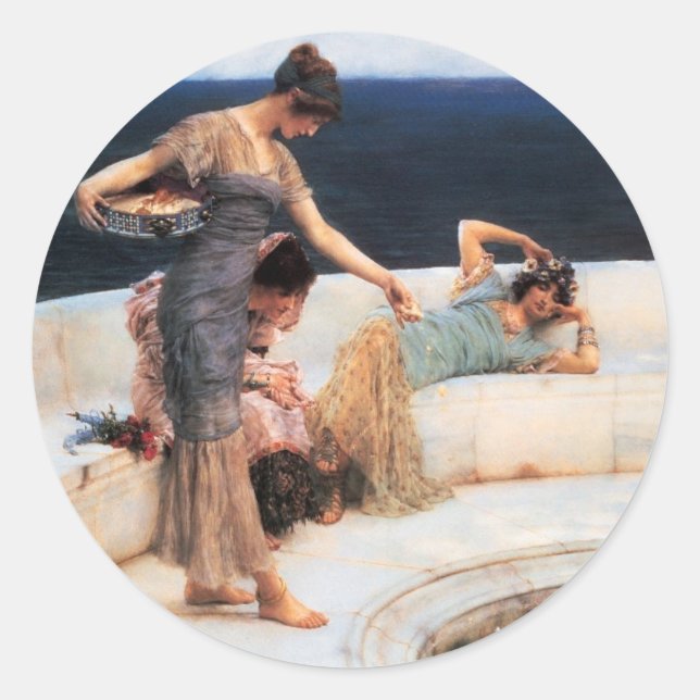 Silberfavoriten Runder Aufkleber (Vorderseite)