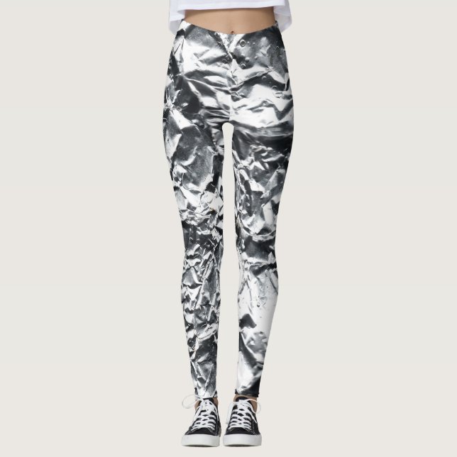 Silberfolie Nr. 1 Leggings (Vorderseite)