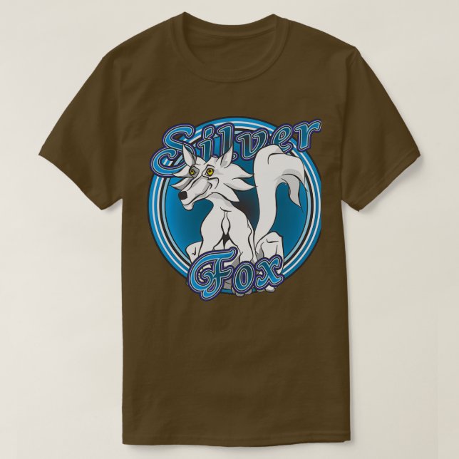 Silberfuchs 2  T-Shirt (Design vorne)