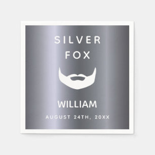 Silberfuchs Geburtstagskleidung für Männer Typ Serviette