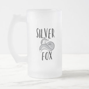 Silberfuchs Mattglas Bierglas