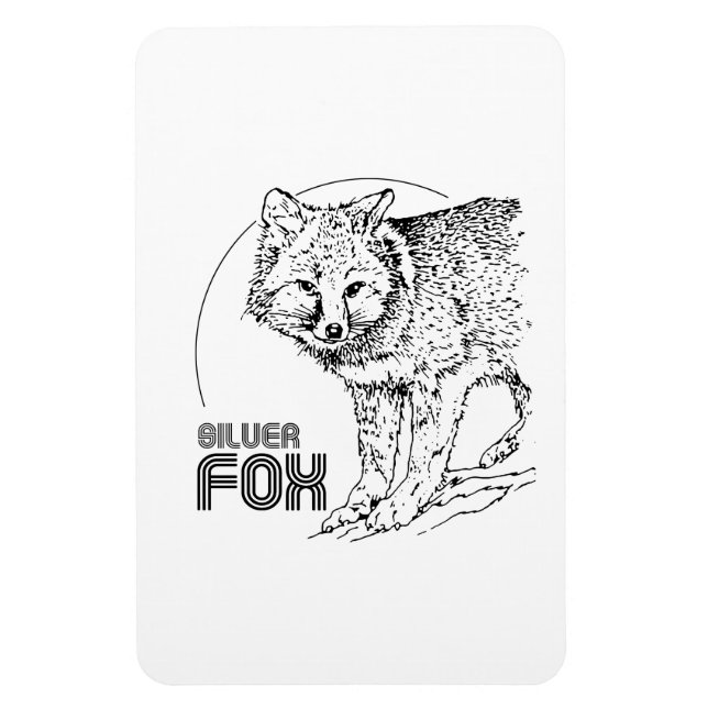 SILBERFUCHS VINTAGE MAGNET (Vertikal)