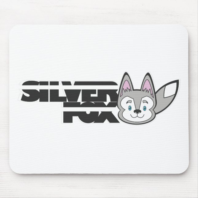Silberfuchslogo Mousepad (Vorne)