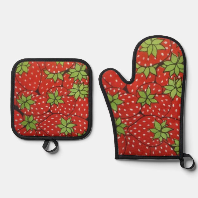Silbergequiltete Hitze, Ofen-Mitt und Pot-Ho Ofenhandschuh & Topflappen-Set (Vorderseite)