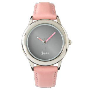 Silbergradität des individuellen Namens Armbanduhr
