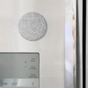 Silbergraues Licht glitzert funkelt Magnet