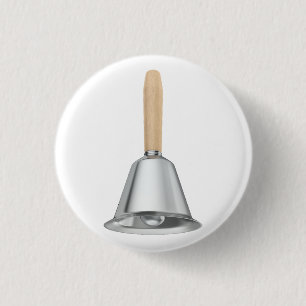 Silberhandglocke mit Holzgriff Button