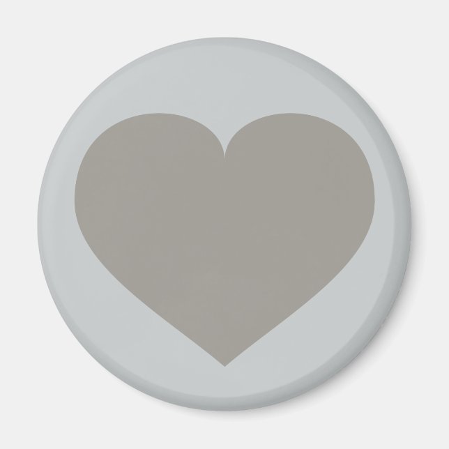 Silberherz Magnet (Vorne)