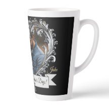 Silberherz Valentine's/Jubiläum Latte Tasse