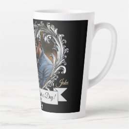 Silberherz Valentine's/Jubiläum Latte Tasse