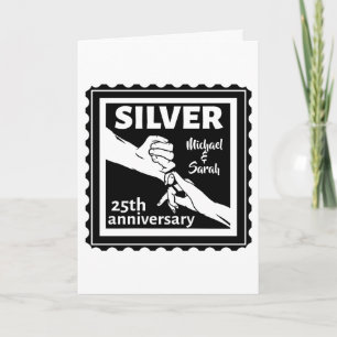 Silberhochzeit 25 Jahre Karte