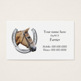 Silberhufeisen mit einem Pferdekopf im Innern