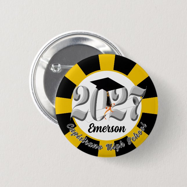 Silberklasse Abschluss 2027 Button (Vorne & Hinten)