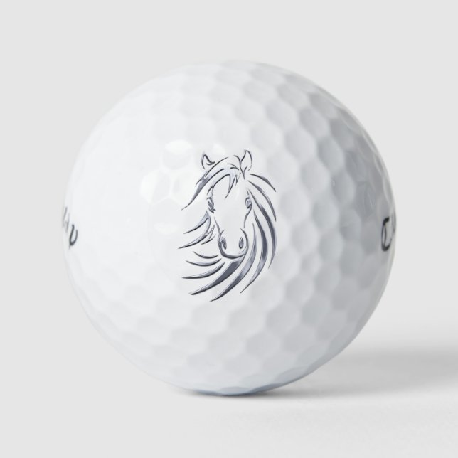 Silberkopf Golfball (Vorderseite)