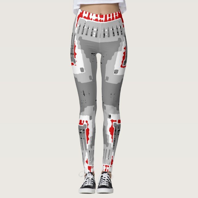 Silberkreuz Leggings (Vorderseite)