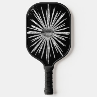 Silberlippen und schwarzes Design Pickleball Padde Pickleball Schläger
