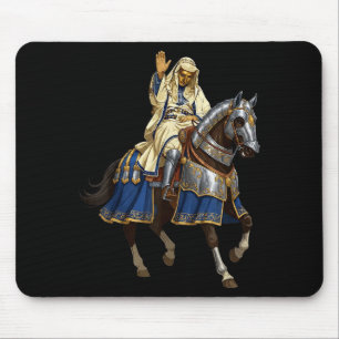 Silbermaske König Baldwin Iv Goldene Maske Mittela Mousepad