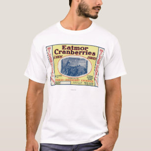 Silbermedaille Eatmor Moosbeermarken-Aufkleber T-Shirt