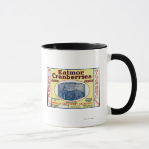 Silbermedaille Eatmor Moosbeermarken-Aufkleber Tasse