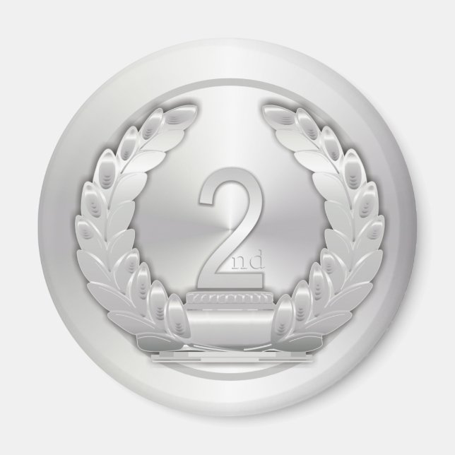 Silbermedaille Magnet (Vorne)