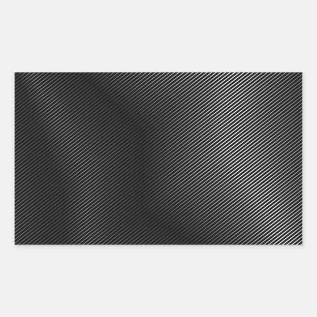 Silbermetall Rechteckiger Aufkleber (Vorderseite)