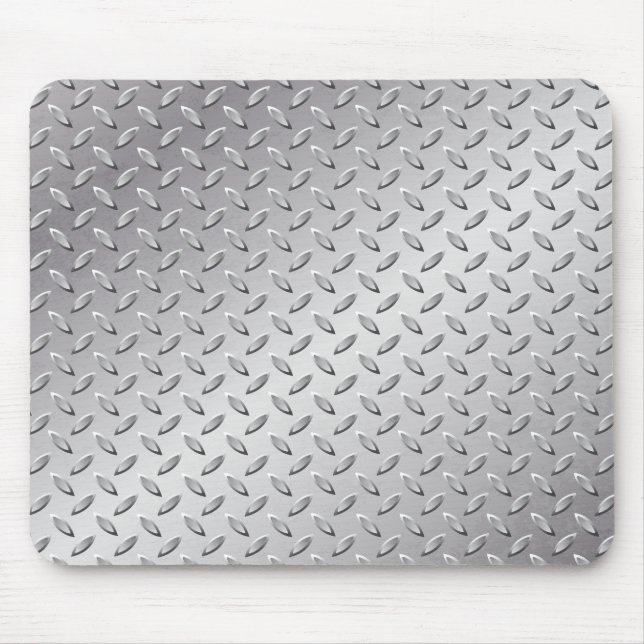 Silbermetallstruktur Mousepad (Vorne)