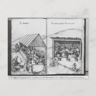 Silbermine von La Croix-aux-Mines, Lothringen Postkarte