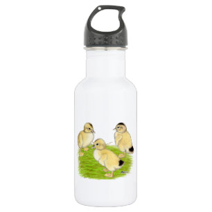 Silberne Appleyard-Entenküken Trinkflasche