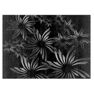 Silberne Blume Schneidebrett