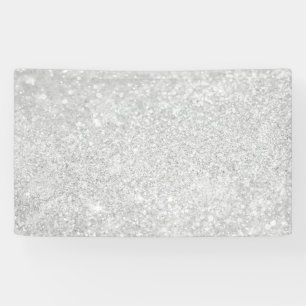 Silberne Diamant-Art Banner
