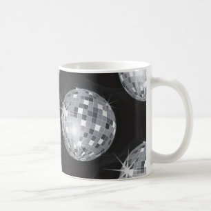 silberne Disco-Kugel Kaffeetasse