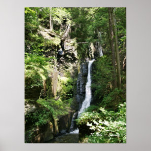 Silberne Faden-Fälle Poster