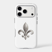 Silberne Fleur De Lis