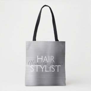 Silberne Folien-Haar-Stylist-Luxusversorgungen Tasche