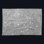 Silberne Glitzer-Glitzern Küchentuch<br><div class="desc">Sie können den Entwurf weiter personifizieren,  wenn Sie,  bevorzugen würden wie,  indem Sie Ihren Namen oder anderen Text addierten,  oder das Bild justierten - gerade Klicken "fertigt" besonders an,  um alle Wahlen zu sehen.</div>