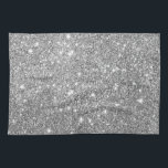 Silberne Glitzer-Glitzern Küchentuch<br><div class="desc">Sie können den Entwurf weiter personifizieren,  wenn Sie,  bevorzugen würden wie,  indem Sie Ihren Namen oder anderen Text addierten,  oder das Bild justierten - gerade Klicken "fertigt" besonders an,  um alle Wahlen zu sehen.</div>