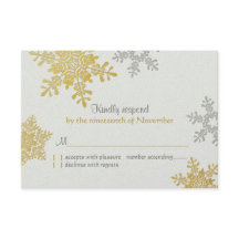 Silberne Goldene Schneeglocken Winterhochzeit Antw