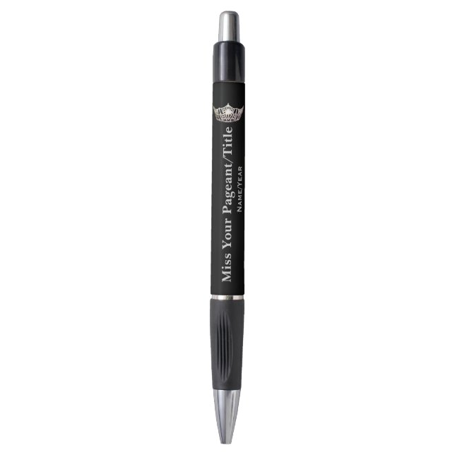 Silberne Kronen-kundenspezifischer Tinten-Stift Kugelschreiber (Vorderseite Vertikal)