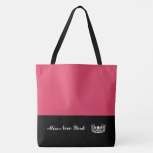 Silberne Kronen-Taschen-Tasche-Große Pelargonie Tasche