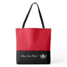 Silberne Kronen-Taschen-Tasche-Großes Rot
