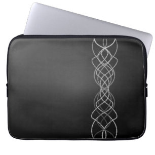 Silberne Lichter Laptopschutzhülle
