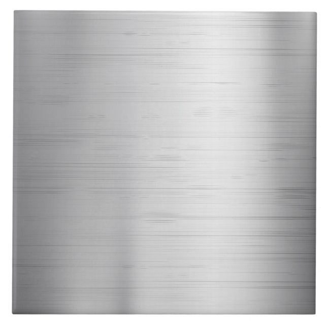 Silberne Metallbeschaffenheit Fliese (Vorderseite)