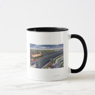 Silberne Meteoren "Meeresküste" in Tasse