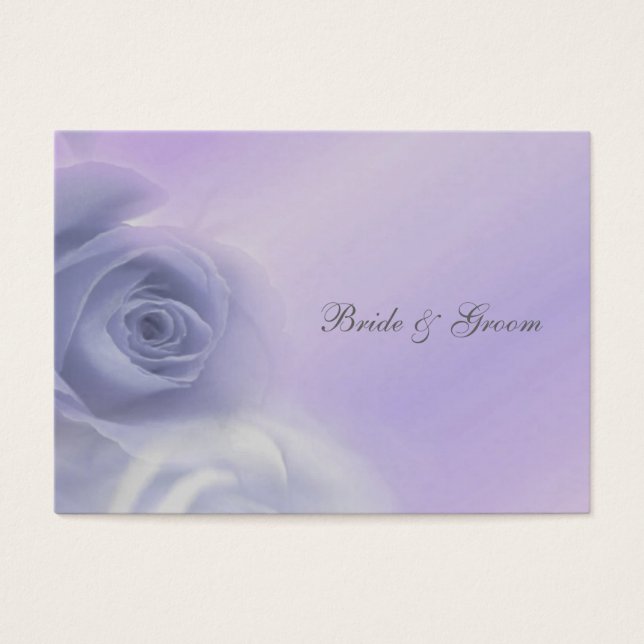 Silberne Rose Hochzeit Danke (Vorderseite)