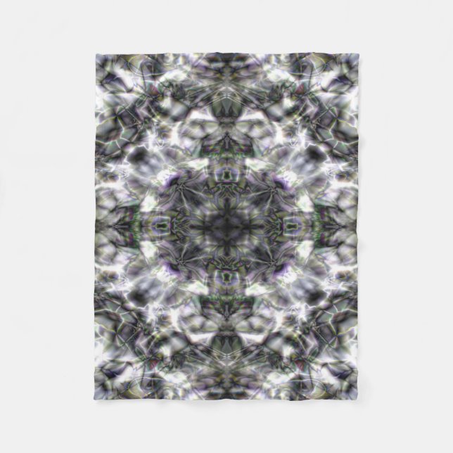 Silberne Spitze Fleecedecke (Vorderseite)