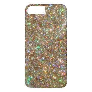 Silberne weißes Golddiamant-Juwel iPhone 7 8 Plus/7 Plus Hülle