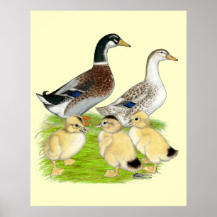Silberner Appleyard Familie Poster